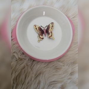 Vintage Multicolored Butterfly Brooch